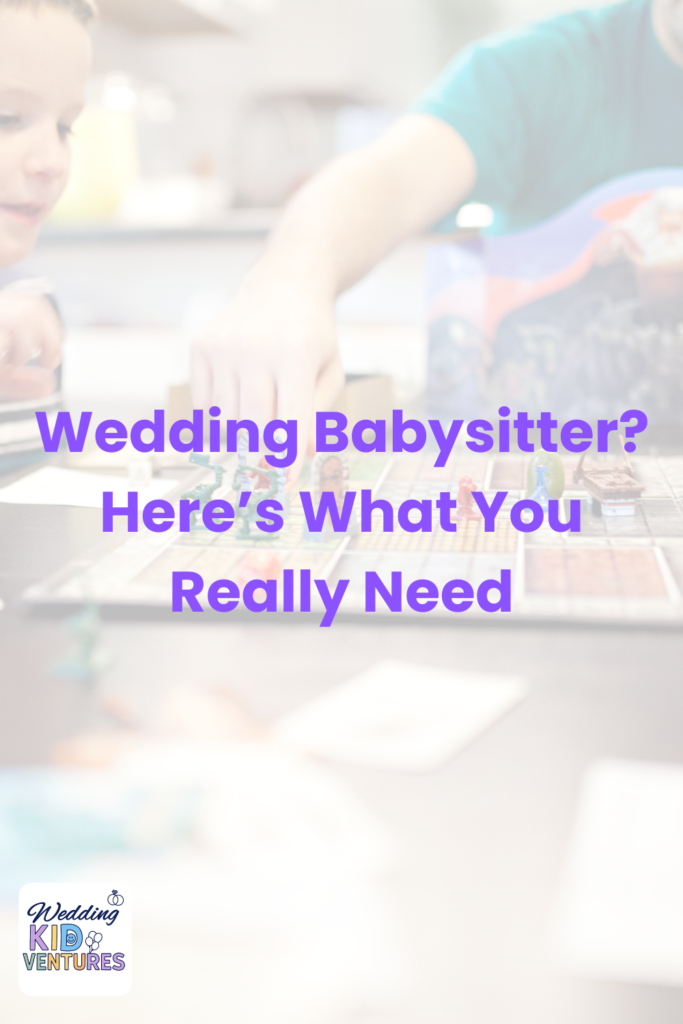 Wedding babysitter alternative – clean group activity for kids at weddings
